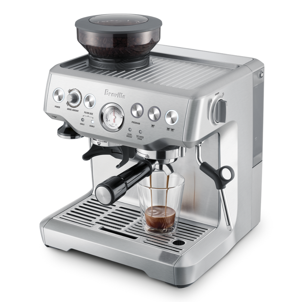 breville barista express bes870xl top view