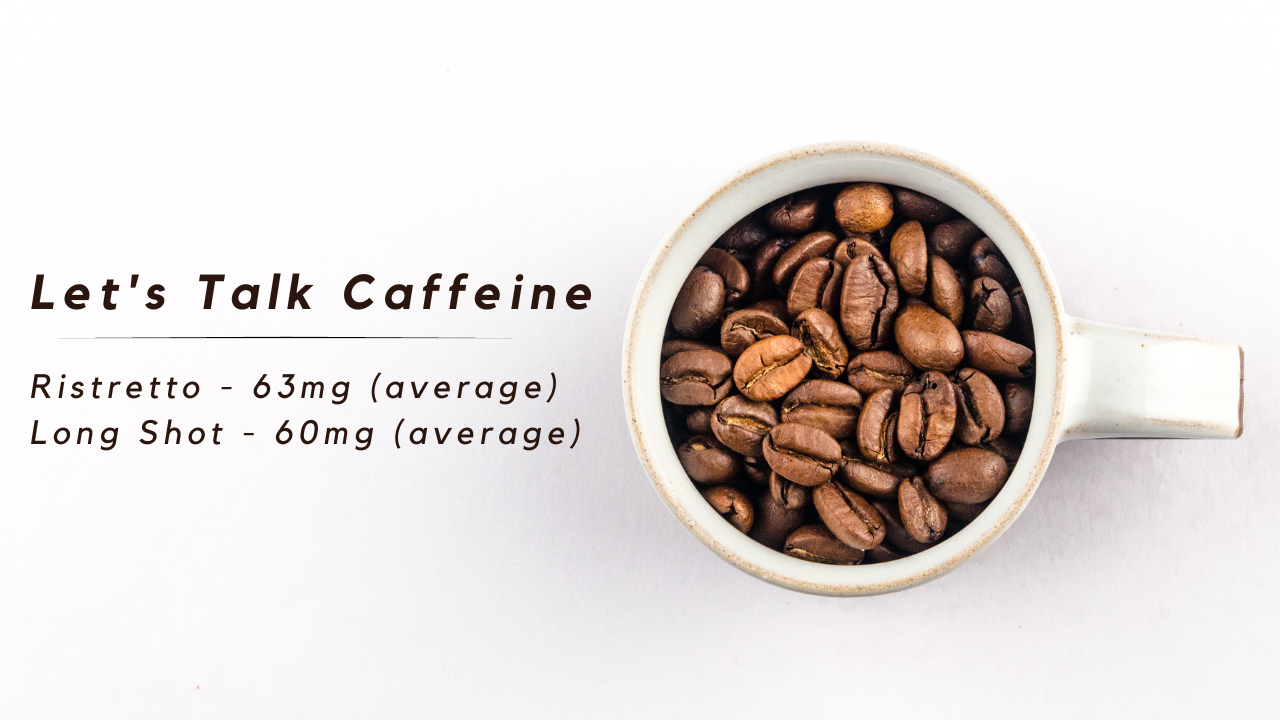 ristretto vs long shot caffeine comparison